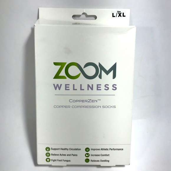 Zoom Wellness CopperZen Compression Socks L/XL - Picture 1 of 10